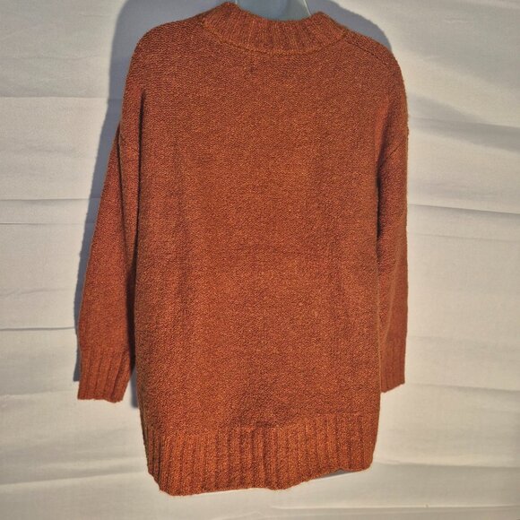 OLD NAVY beautiful Orange High Pile oversized sweater in size small NWT - Picture 3 of 8